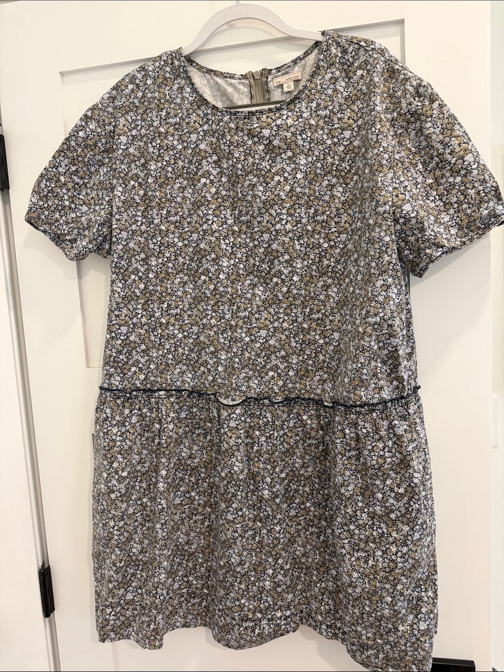 Gap Floral Drop Waist Mini Dress 100% Cotton XL